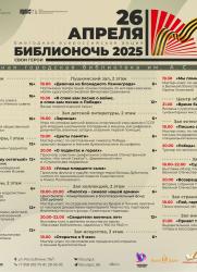 Культурная, победная, историческая. Акция «Библионочь» в Сургуте постер плакат