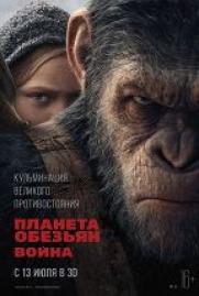 Планета обезьян: Война (16+) постер плакат